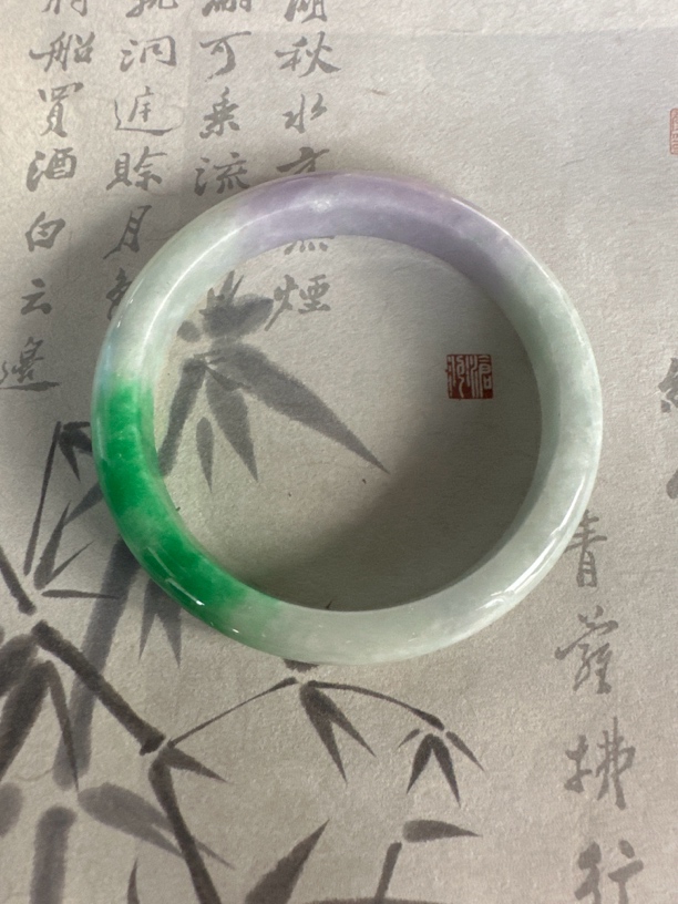 H365-五八➕缅甸翡翠手镯时尚冰