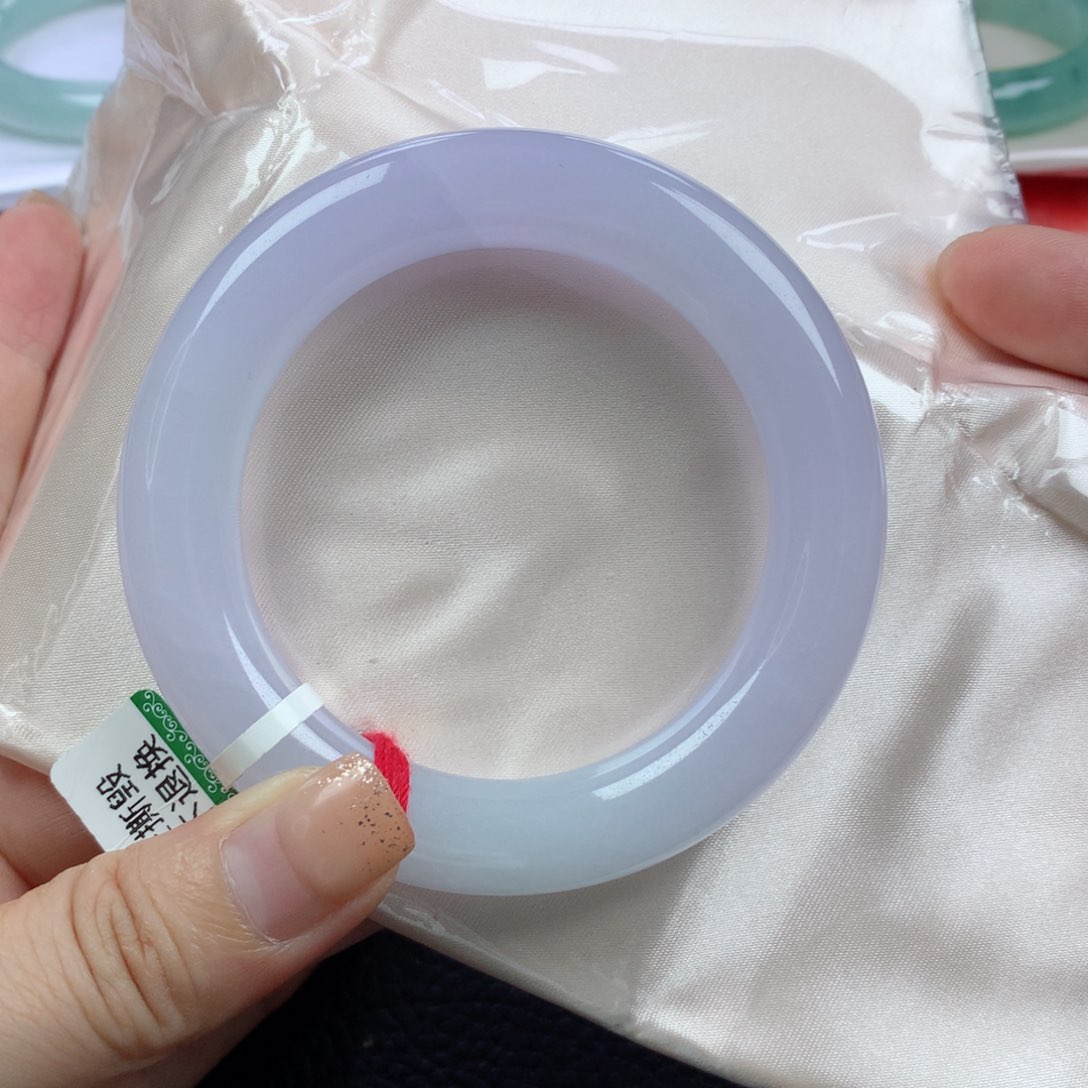 未镶嵌手镯翡翠缅甸天然翡翠55圈