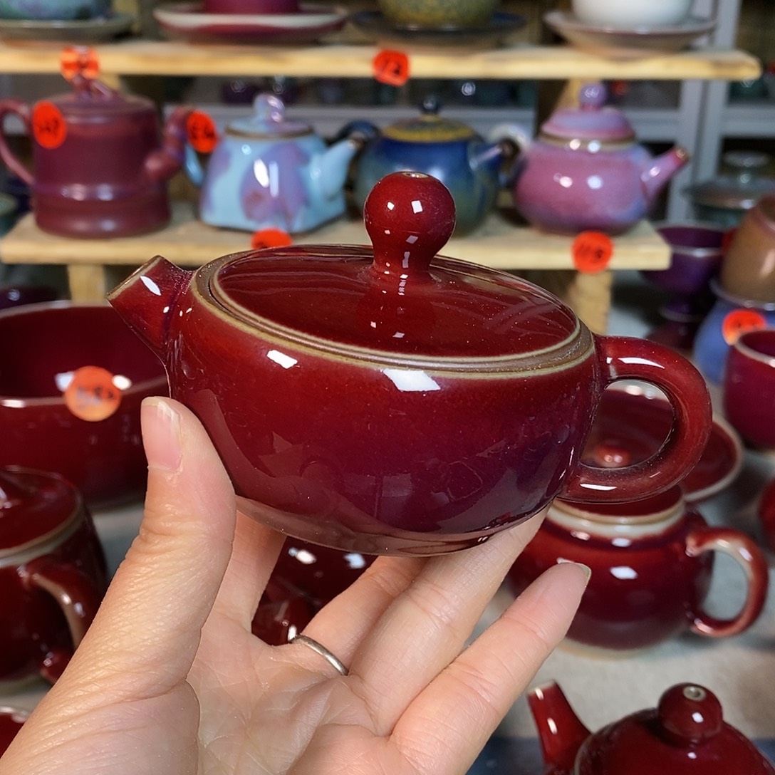 橘***欢神后钧瓷手工……茶器微瑕