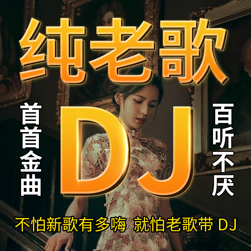 怀旧经典DJ老歌车载u盘国语成名金曲劲爆DJ重低音高音质汽车优盘