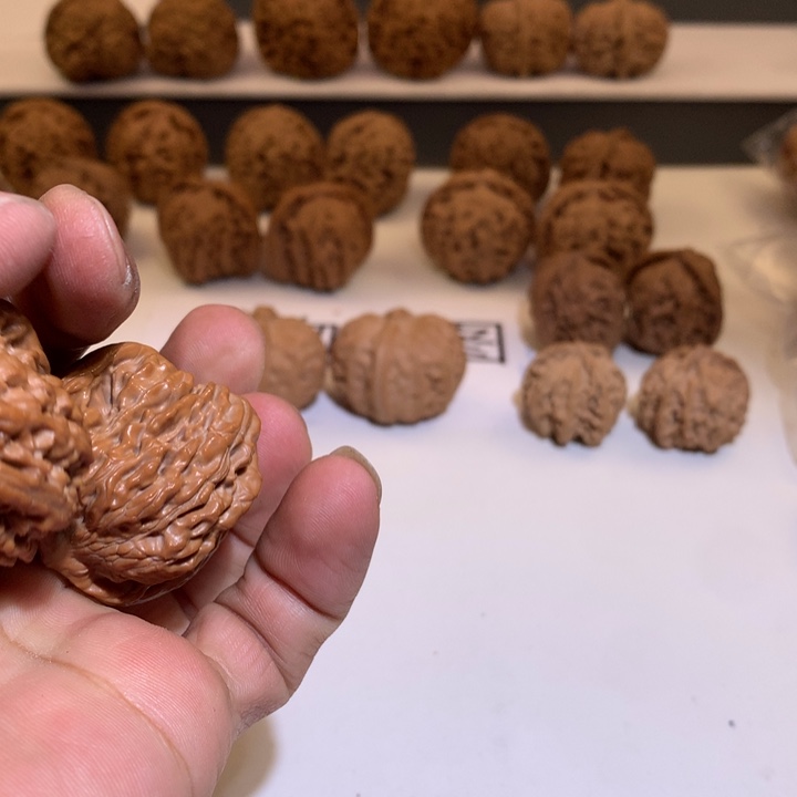 桃核把件L*文玩核桃汉高楼