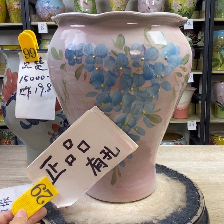 景德镇高温陶瓷花盆