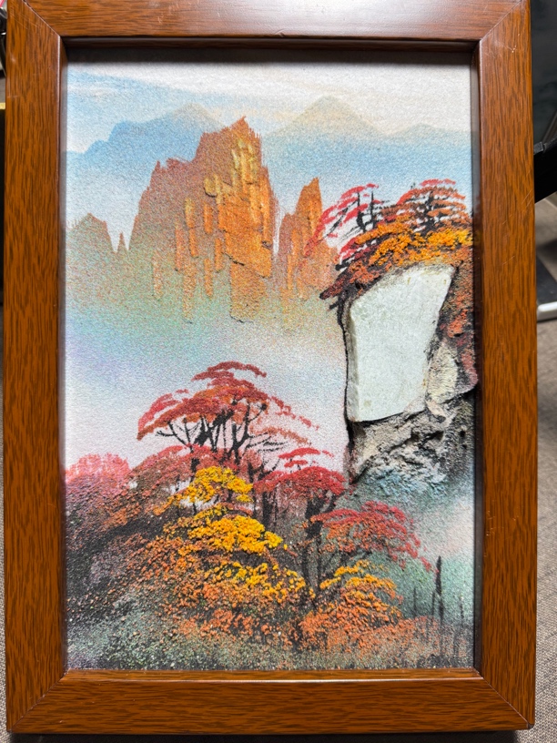 翡翠写意山水系客厅卧室装饰礼物