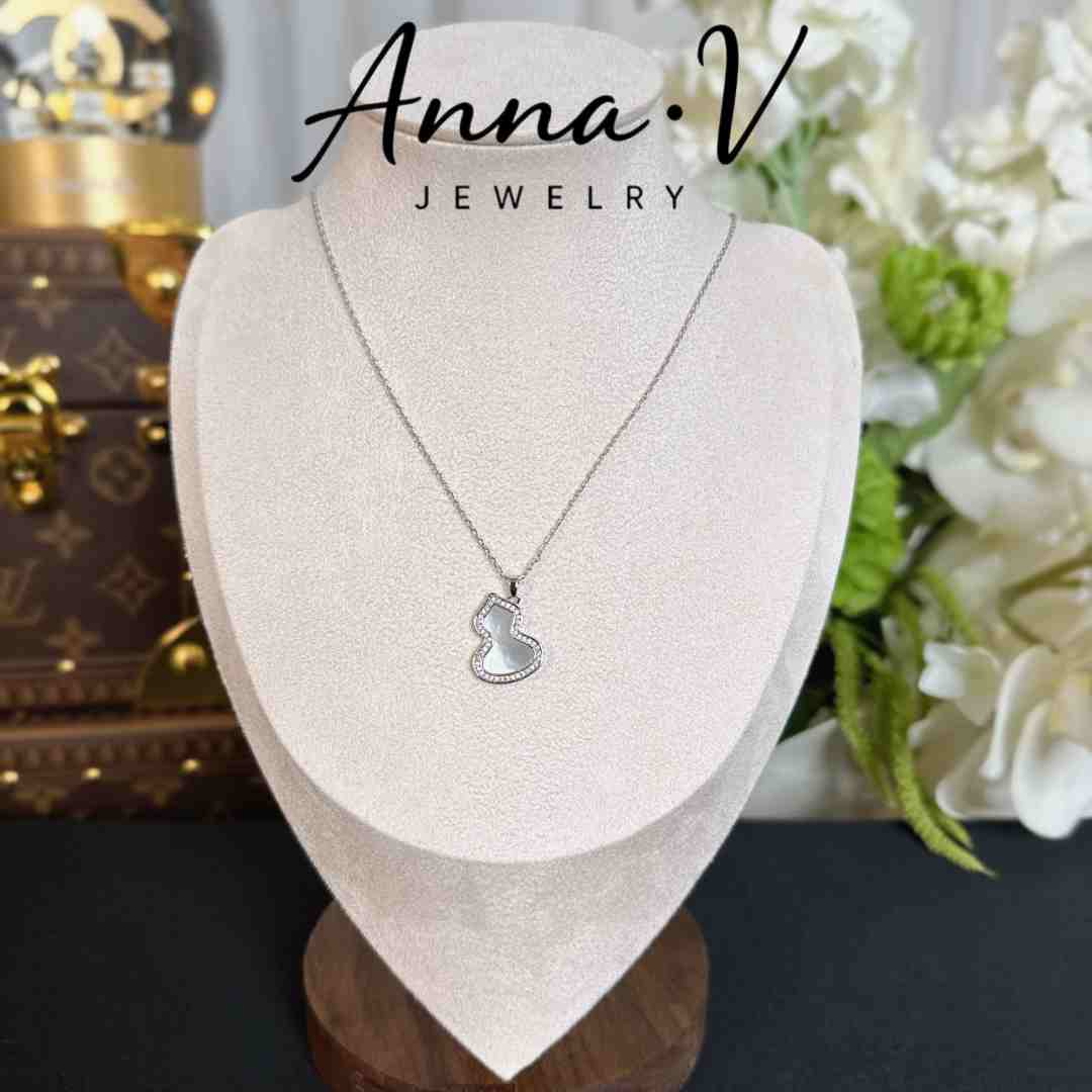锌合金项链 AnnaV轻奢葫芦项链N0145