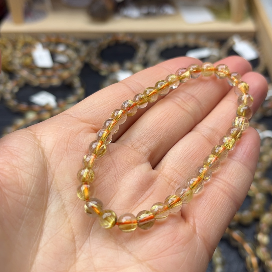 岁***折水晶手链未镶嵌天然