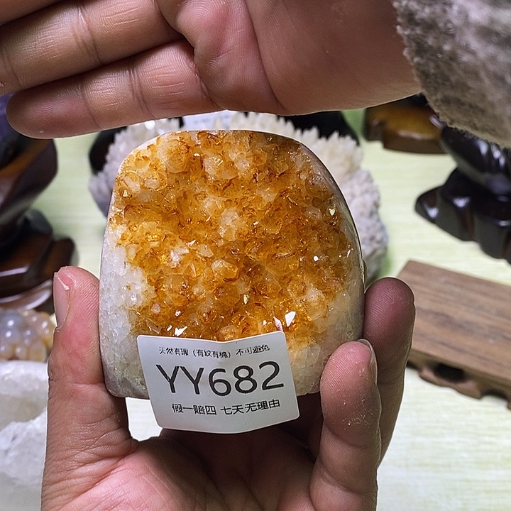 水晶天然水晶家居办公摆件未镶嵌