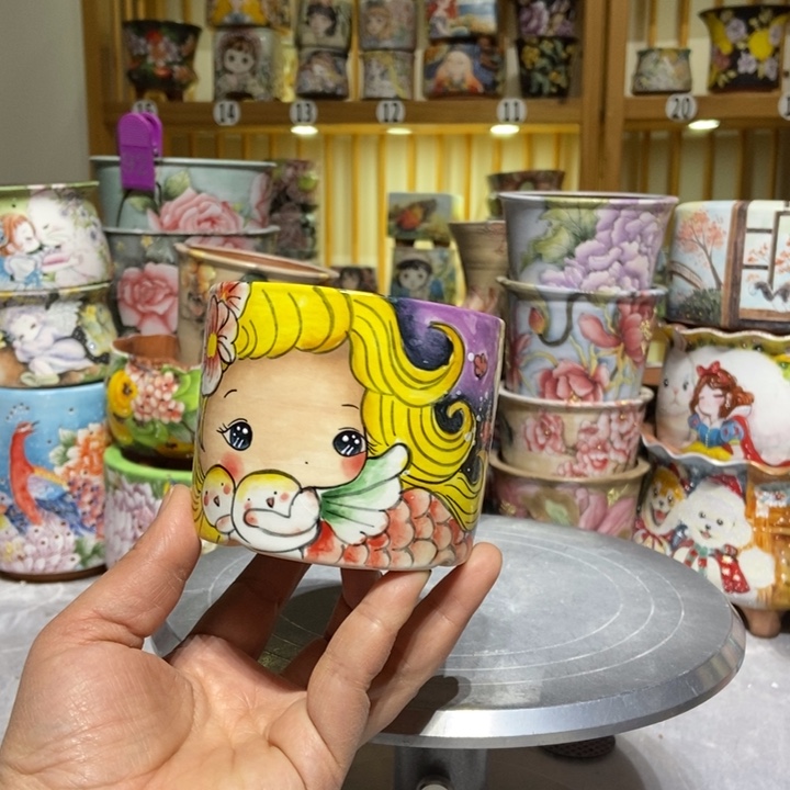 景德镇艺术手绘作品