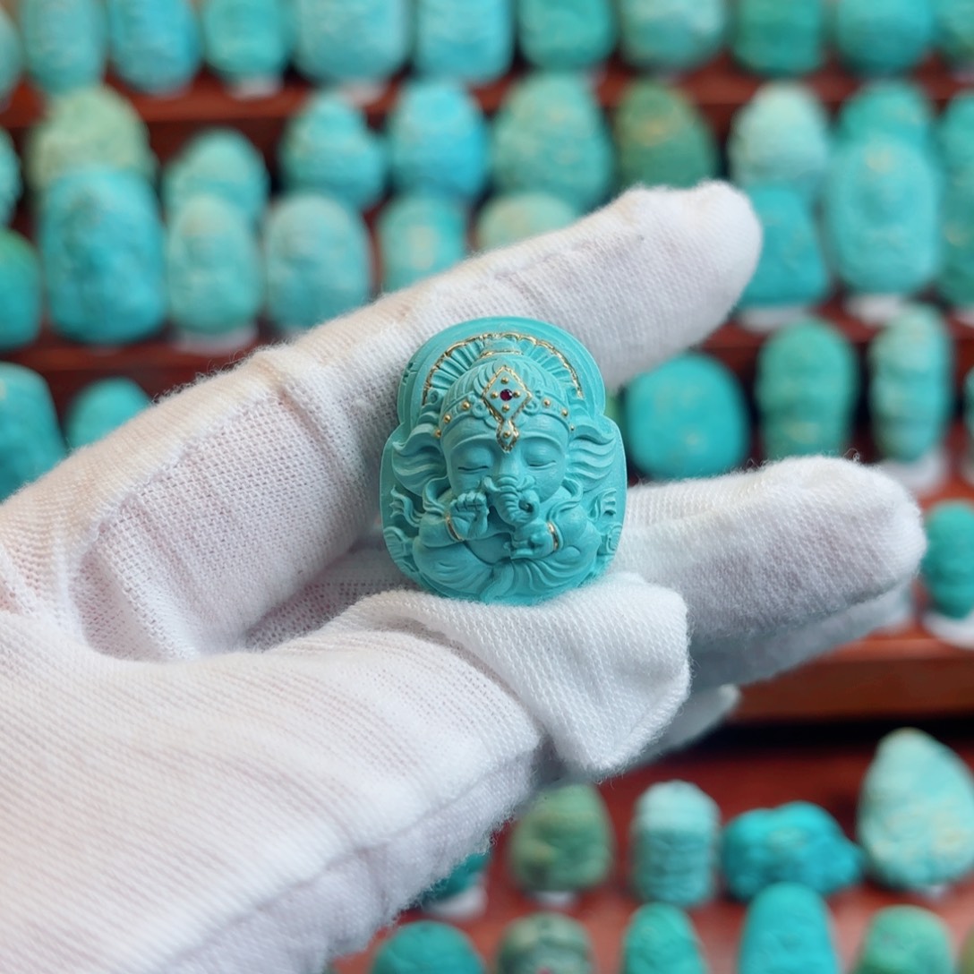 绿松石珠宝奇石未镶嵌