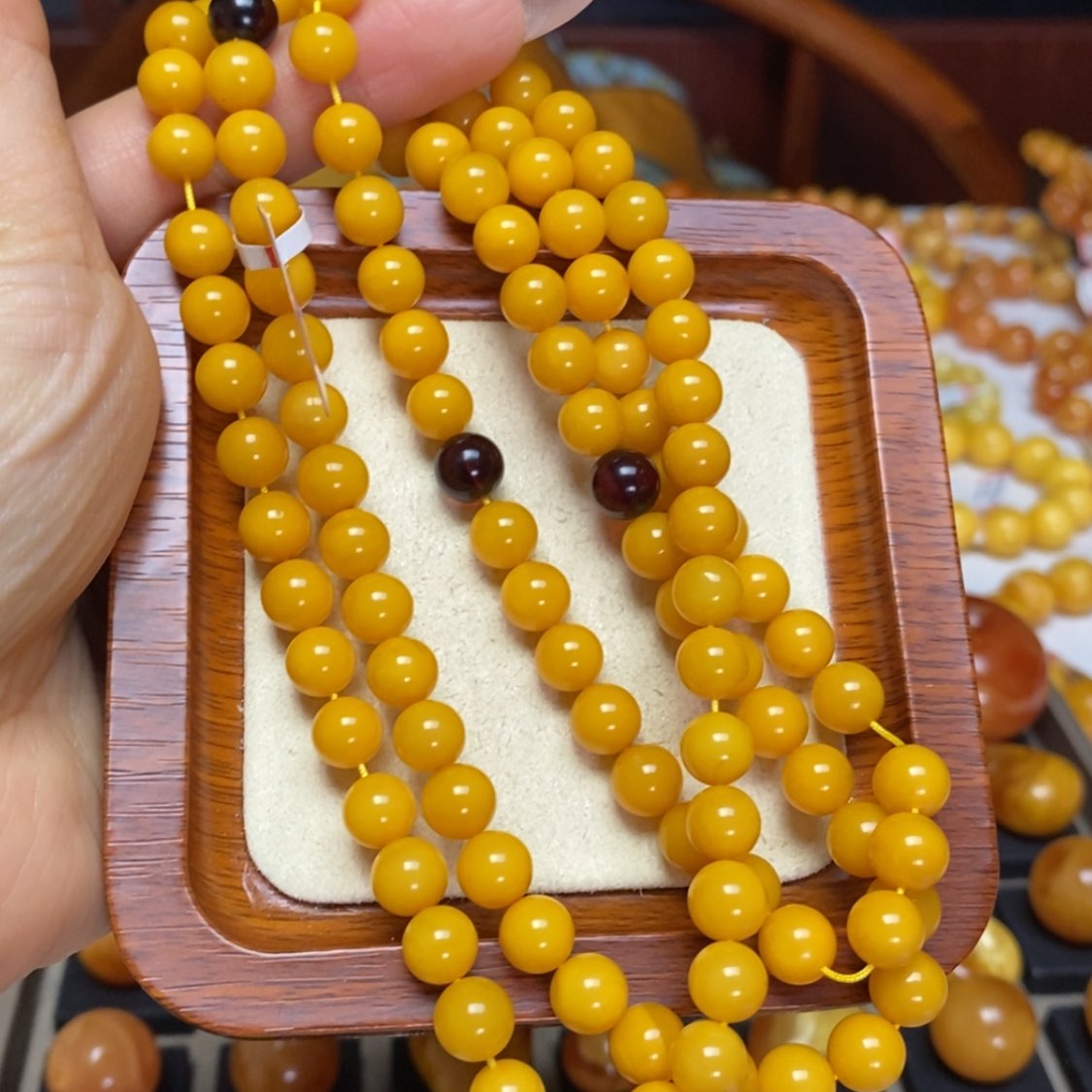 【闪购商品】蜜蜡手链未镶嵌手串