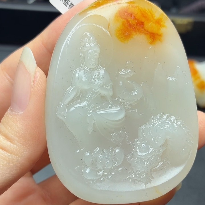 和田玉玉石挂件N1214拍一发一