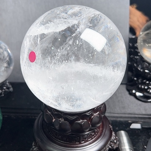 水晶水晶球摆件未镶嵌