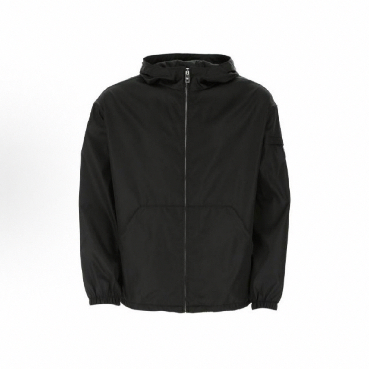 未使用 Prada/普拉达 黑色尼龙三角钢标夹克外套M码