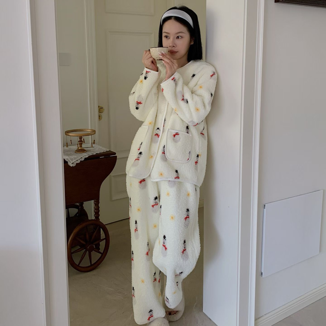 杜小宅 25185 绵绵小时光 仙女暖宅衣家居服套装