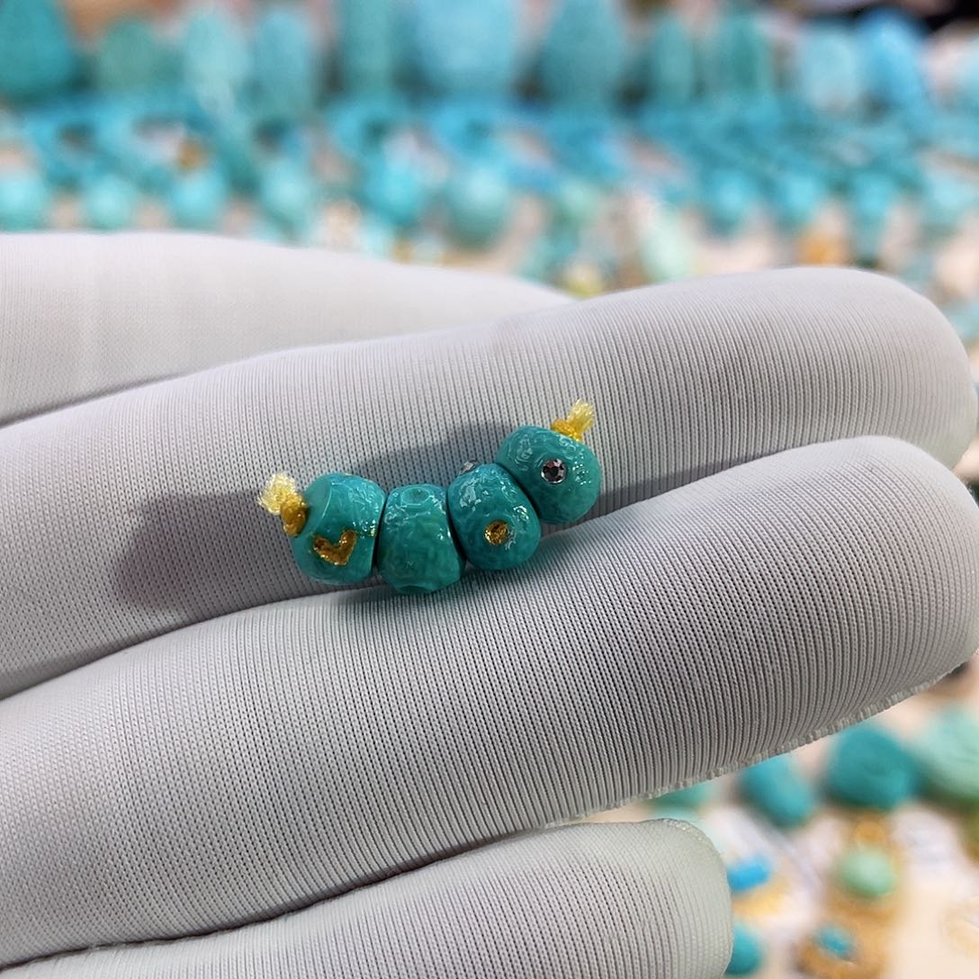 绿松石珠宝奇石未镶嵌