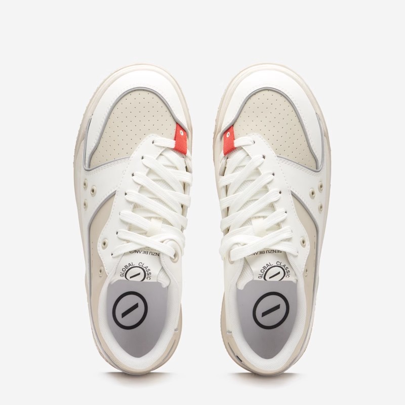 SENZU BEAN仙豆曹芳板鞋透气网面轻便缓震潮牌休闲鞋增高百搭潮流