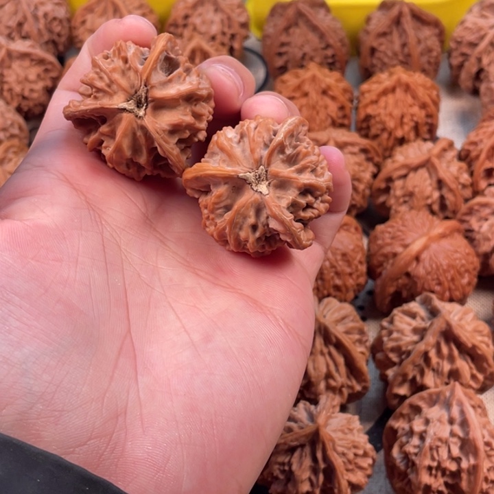 T***r文玩核桃吊坠盘山三棱