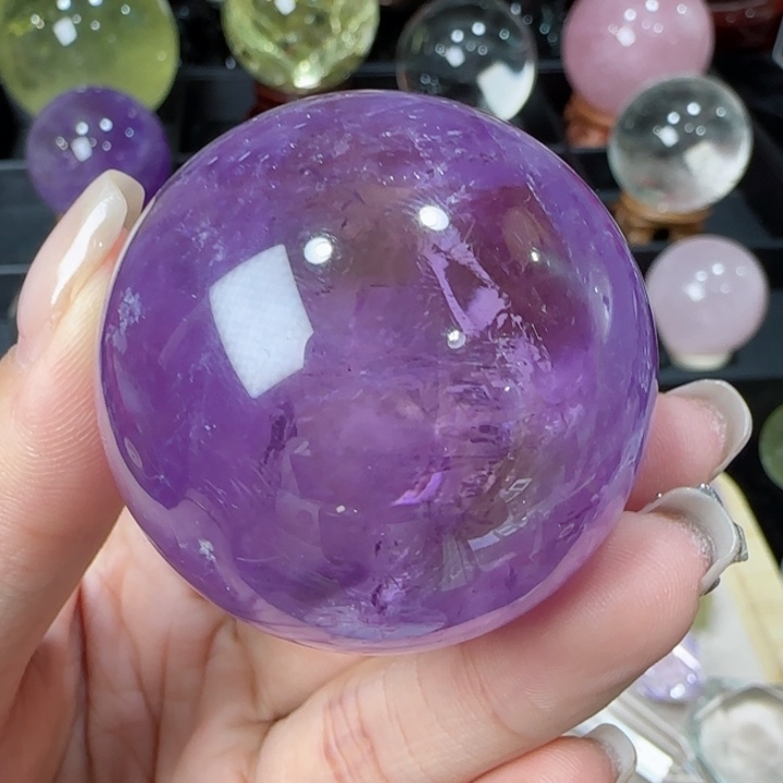 水晶天然水晶球E15未镶嵌天然4.7公分