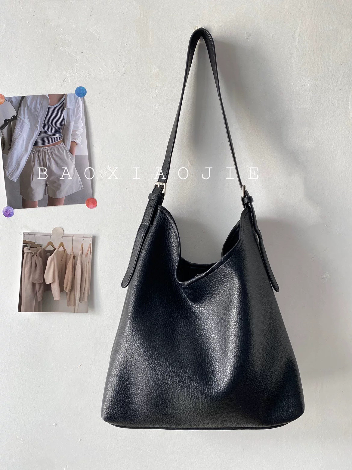 刺绣拉链暗袋托特包单肩斜挎包文艺休闲冬季国风法式