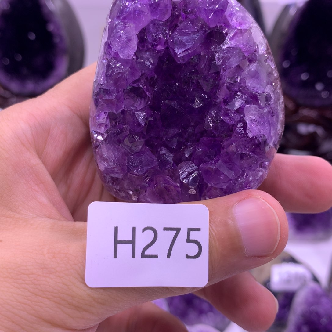 织绣乌拉圭紫水晶摆件275