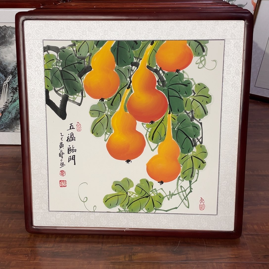 国画带框尺寸63*63厘米