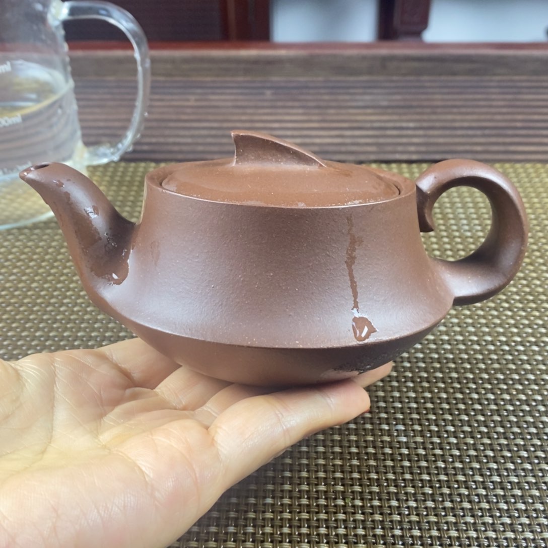 紫砂茶壶210cc紫砂壶紫泥