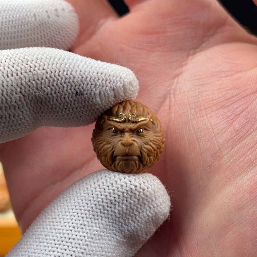 猴头核桃手串单子大圣镶嵌