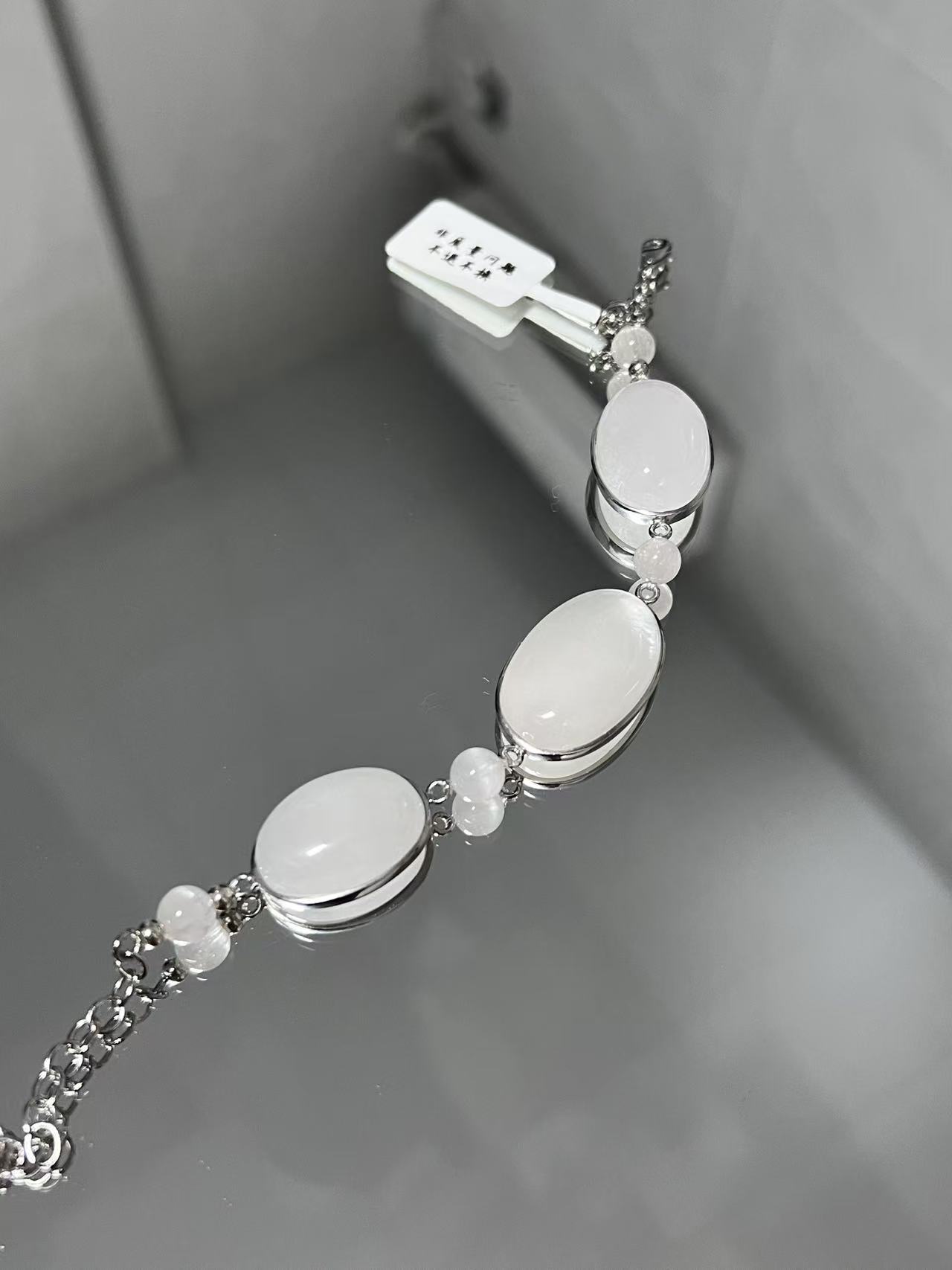 手链 【一 懿 】 ｜｜白婚纱兔毛手链款