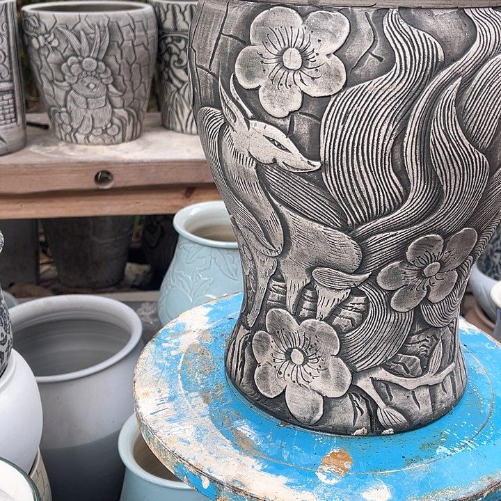 盘高度29内扣19 艺术陶瓷