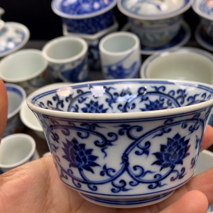 【闪购商品】景德镇青花主人杯