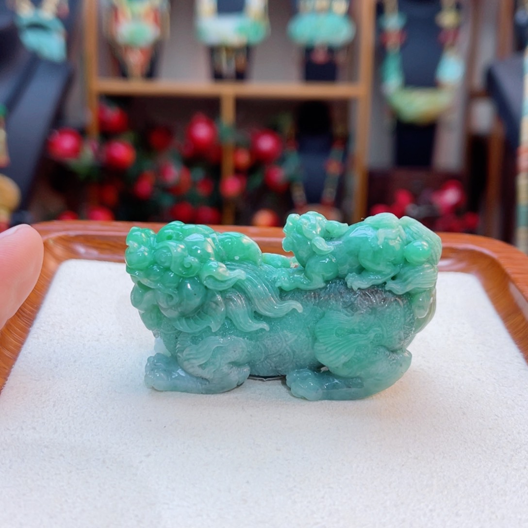 翡翠颈饰未镶嵌48小时鉴赏期