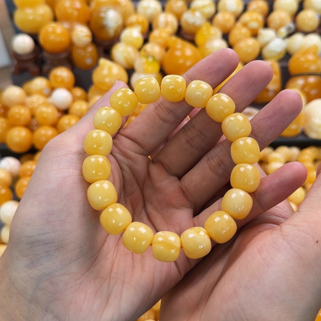 琥珀未镶嵌珠宝奇石13mm同料