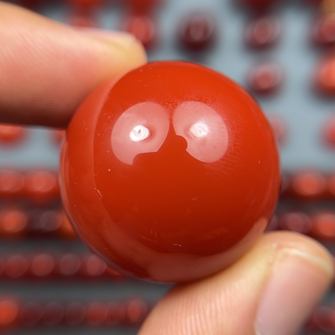 南红玛瑙珠宝奇石未镶嵌尺寸29.6辣椒红