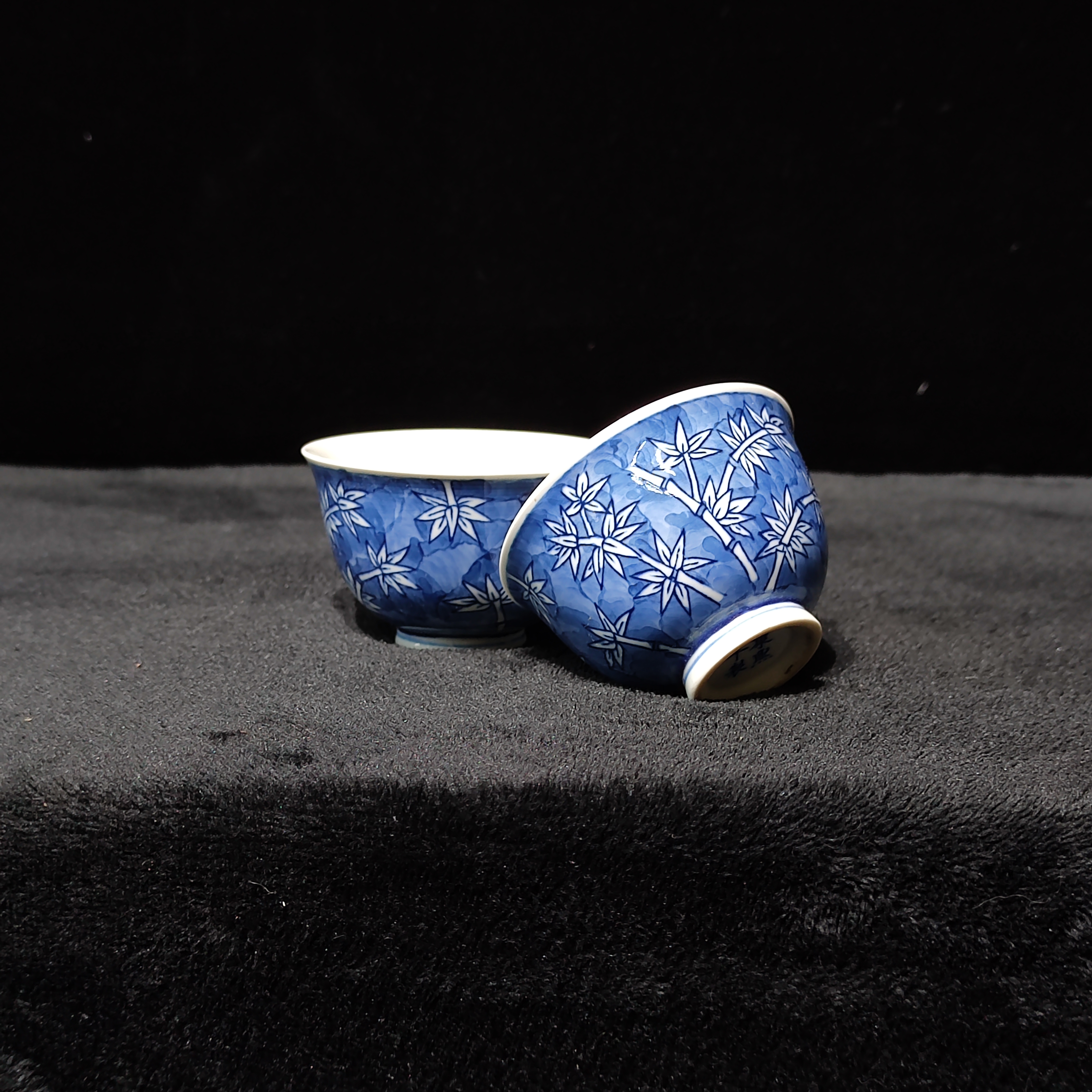 【闪购商品】 A140 清康熙 竹叶纹杯
