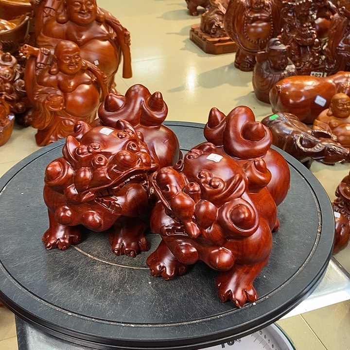 大果紫檀（缅甸花梨）缅甸花梨木貔貅