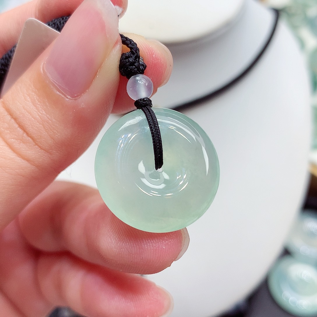 颈饰未镶嵌翡翠翡翠20，20.9/5.6