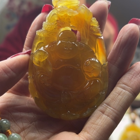 岫玉挂件未镶嵌娟****5挂件