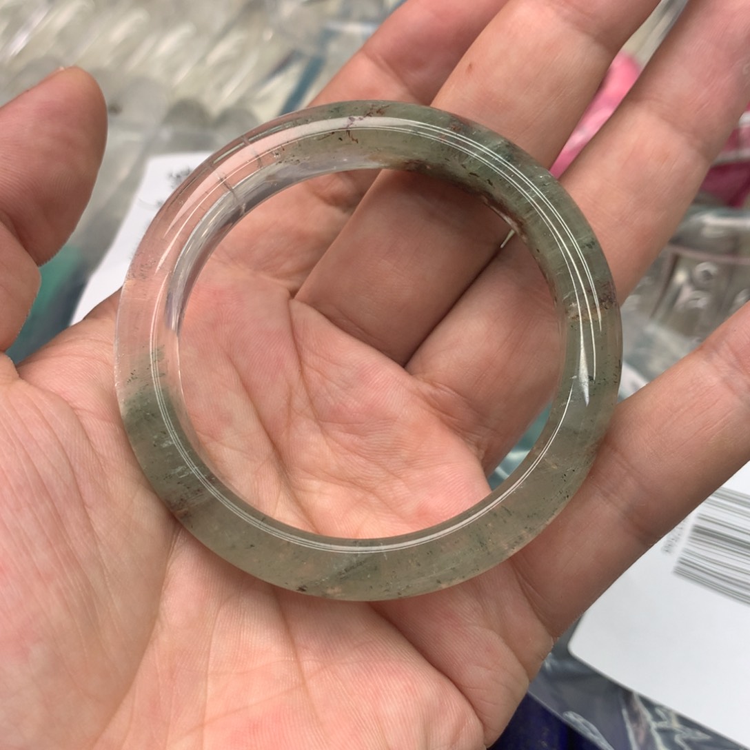 豆***沙水晶手镯未镶嵌手镯