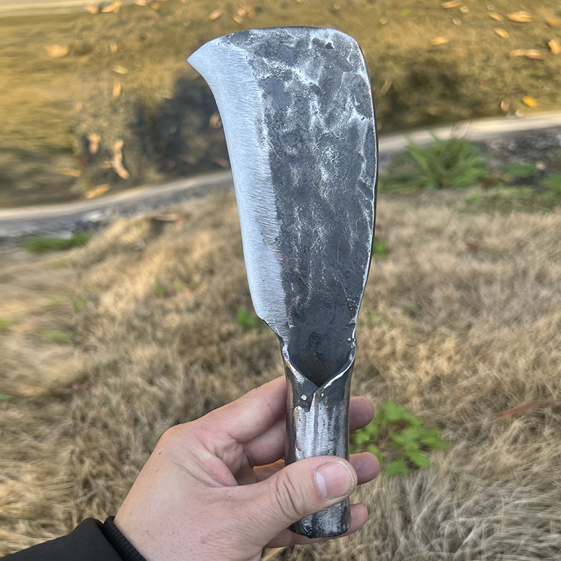 1手工锻打户外小巧锋利爆发力强小柴刀弹簧钢农用砍树柴竹子柴刀