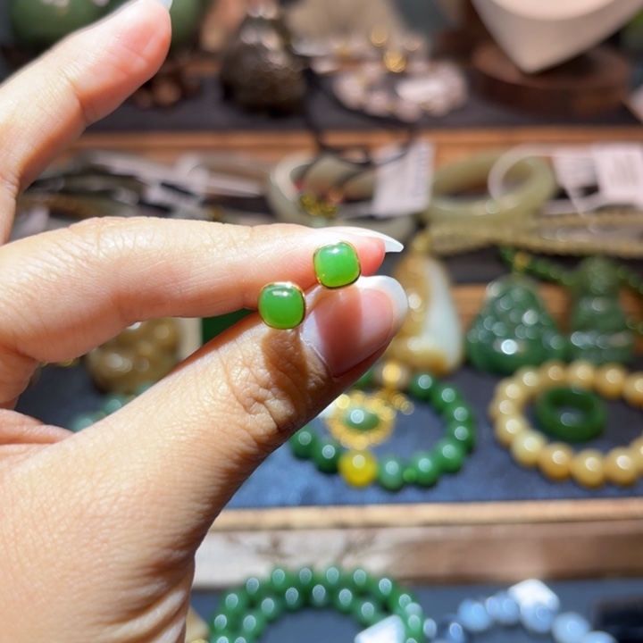 和田玉银S925镶嵌颈饰