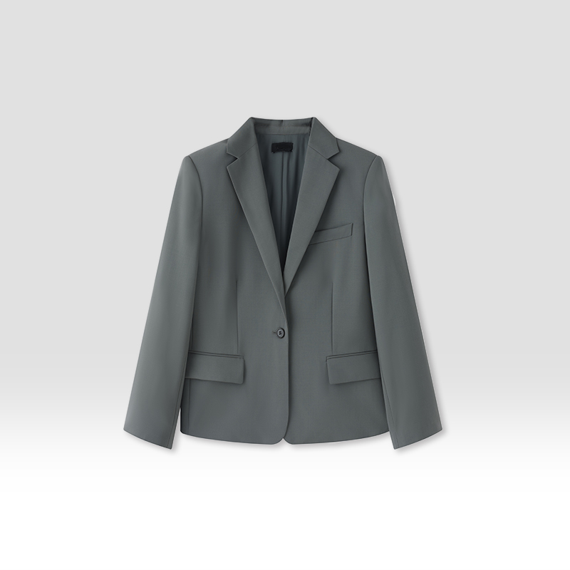 原单非市面货！“TH”羊毛混纺单扣西装 DCB24292