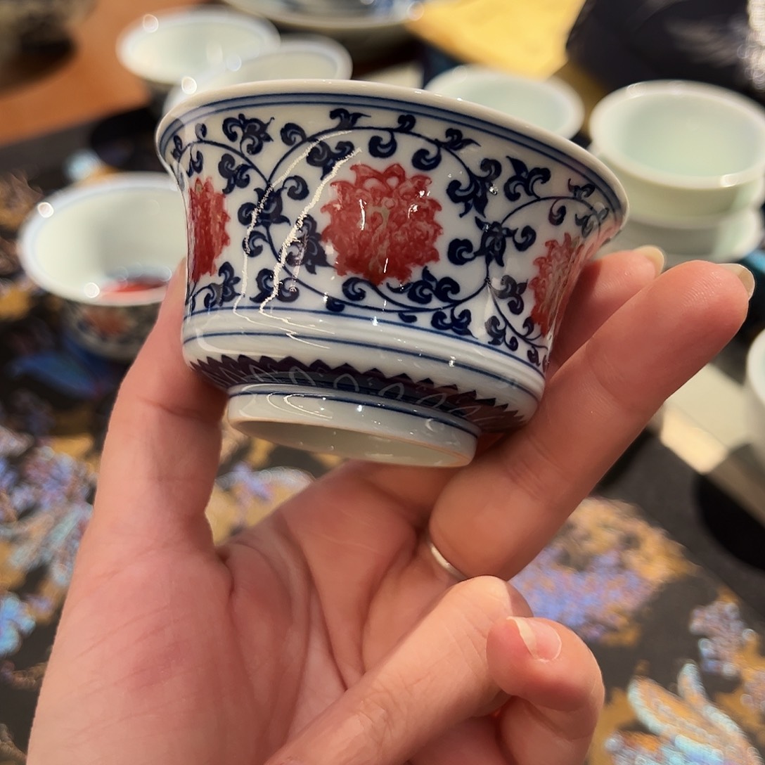 ?****…微瑕堂钟正窑柴窑青花釉里红