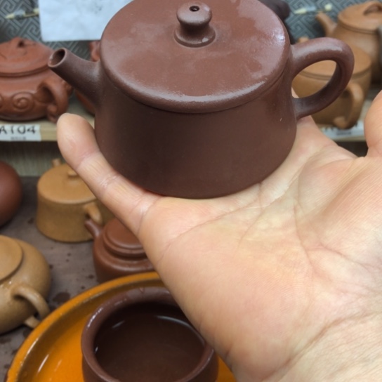 茶壶紫砂低槽青云柱100豪升左右