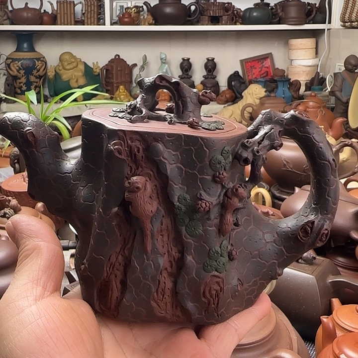 帝***世紫泥茶壶原矿紫砂全手工