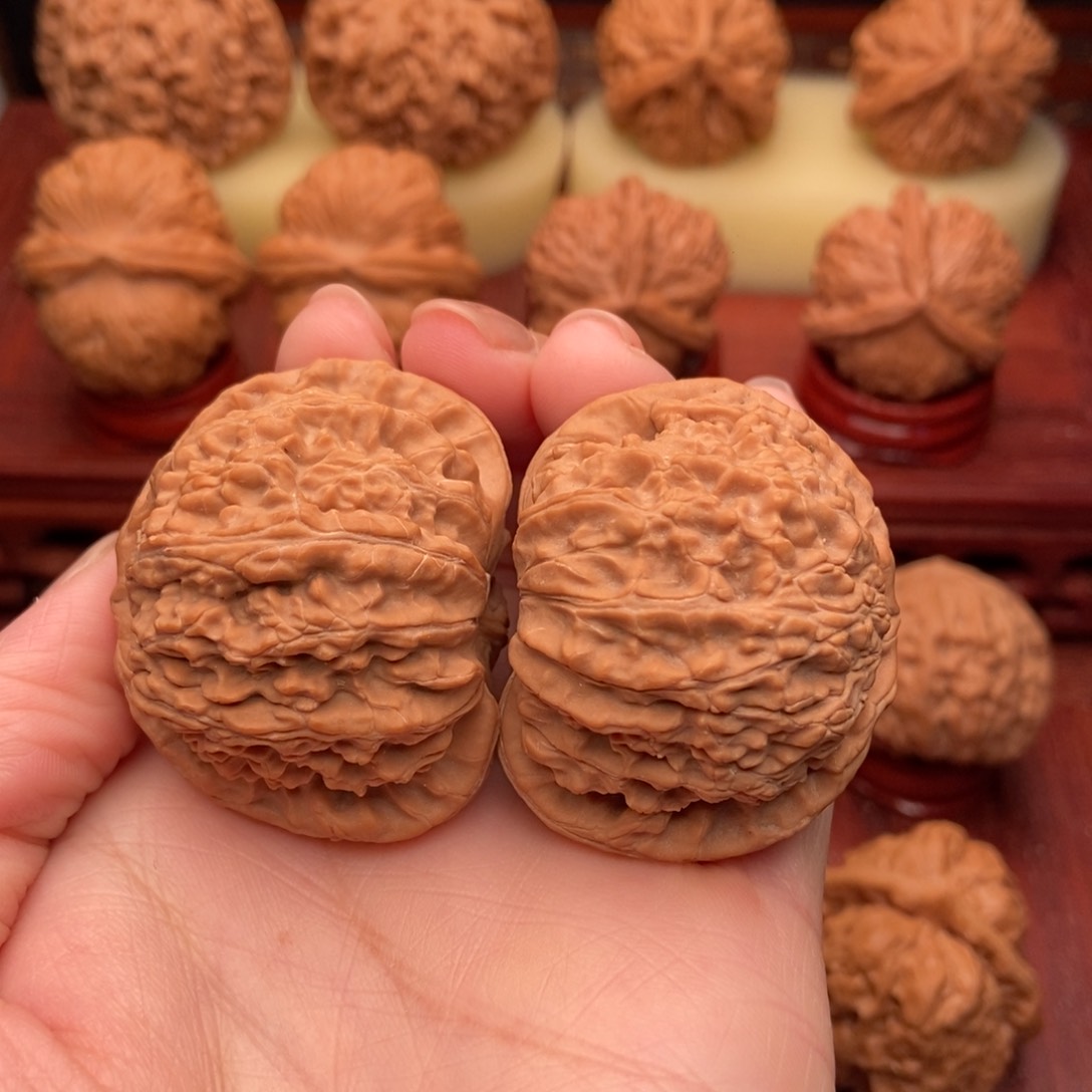 桃核把件全品白狮子头43
