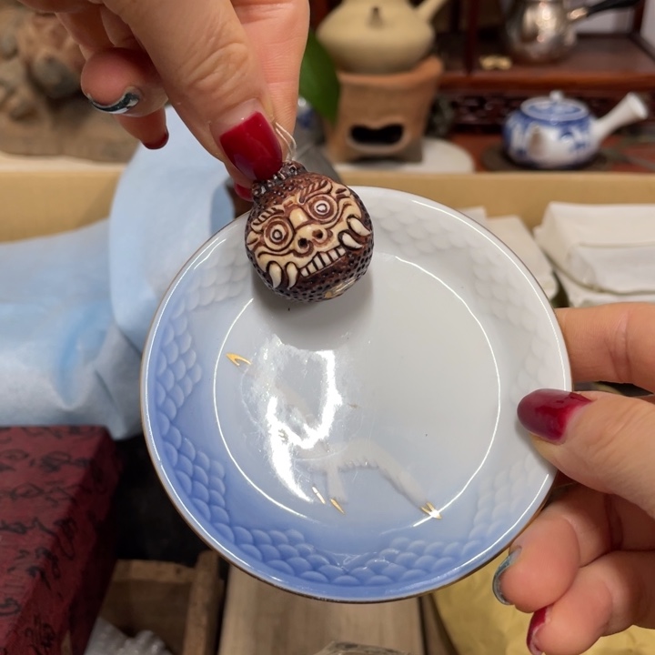 瓷中古工艺品摆件