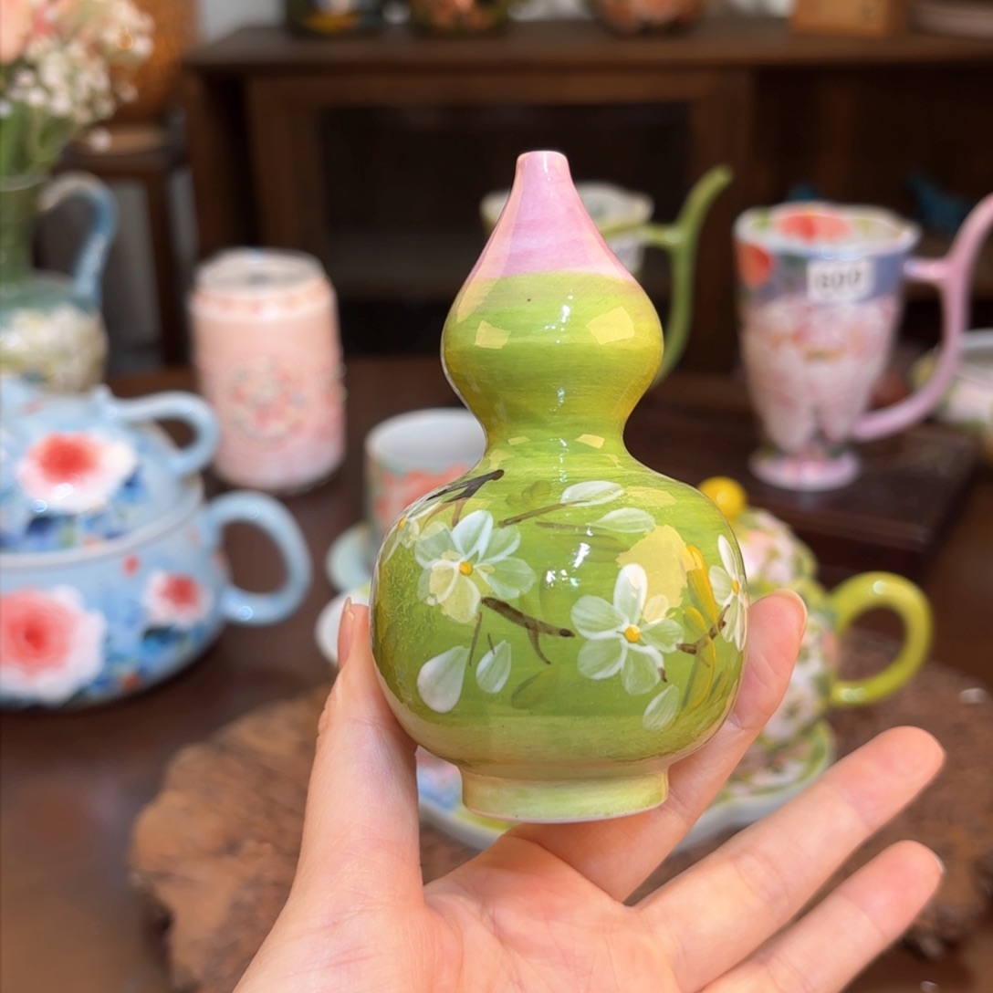 景德镇手绘高温釉下彩陶瓷茶具