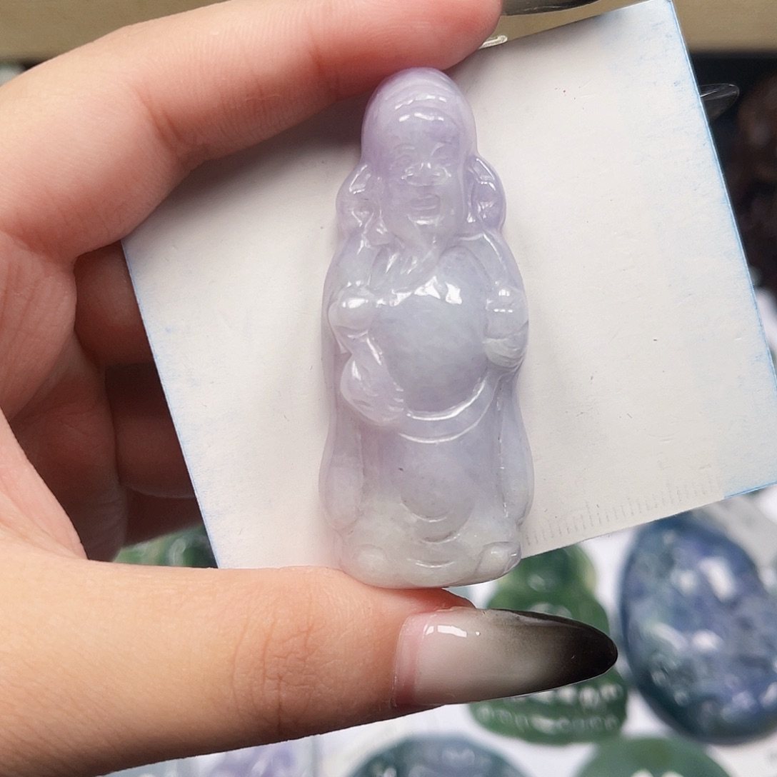 翡翠未镶嵌颈饰天然