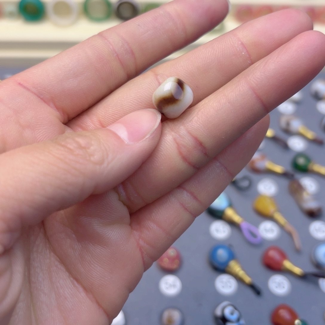 玛瑙/玉髓隔珠未镶嵌