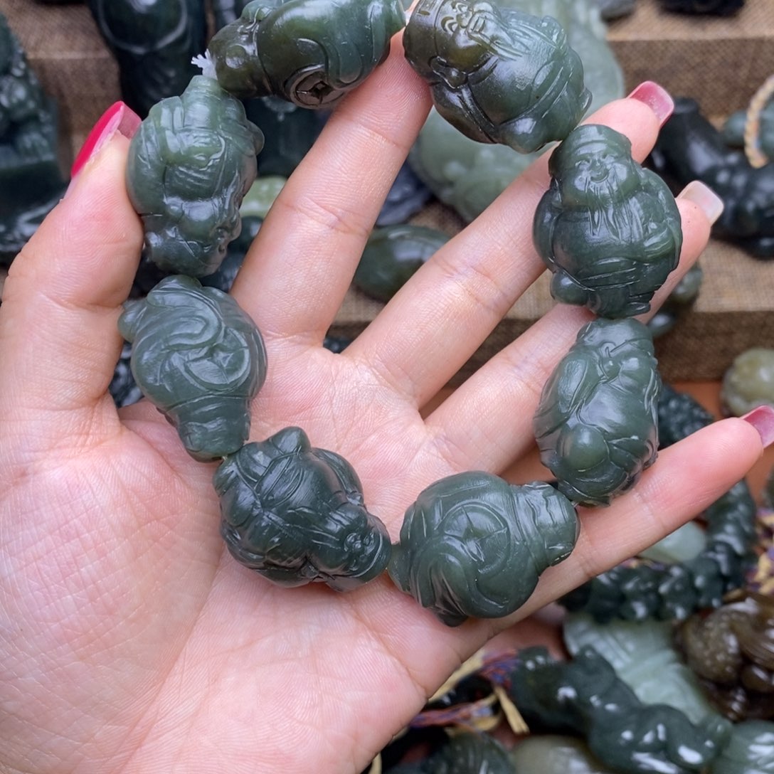 未镶嵌手链和田玉（糖玉）