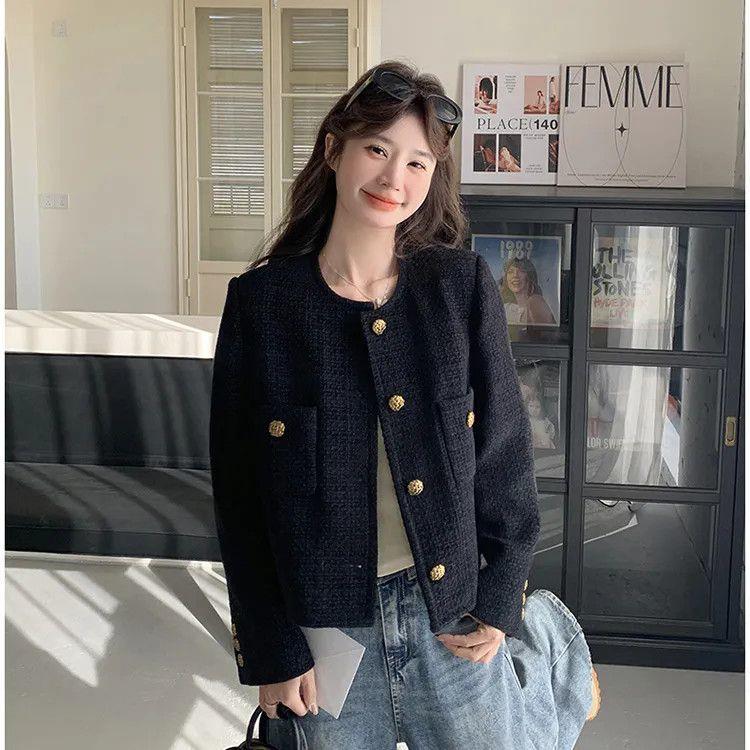 法式小香风外套女2025春秋新款高级感超好看名媛气质短款外穿上衣
